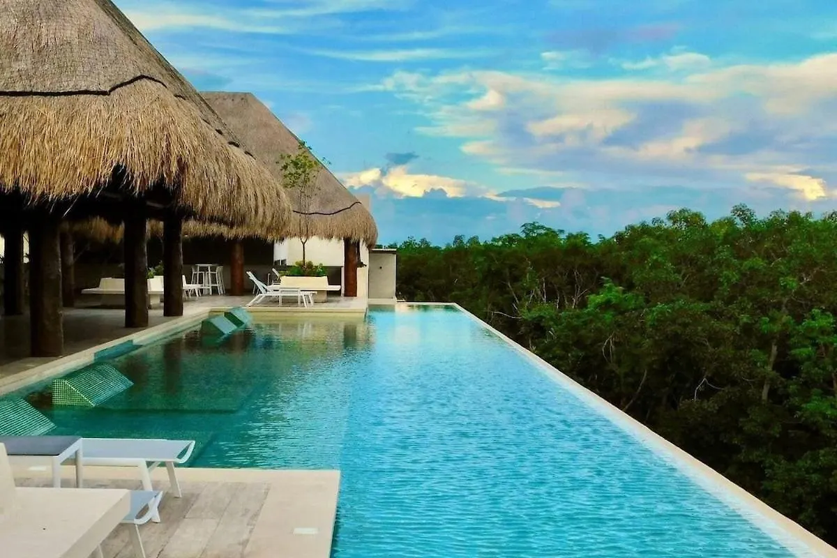 툴룸 1 Rec. | Vista A La Jungla + Piscina Infinita + Amenidades Lx 아파트